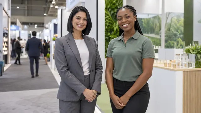 Editorial illustration: Trade Show Models vs. Brand Ambassadors