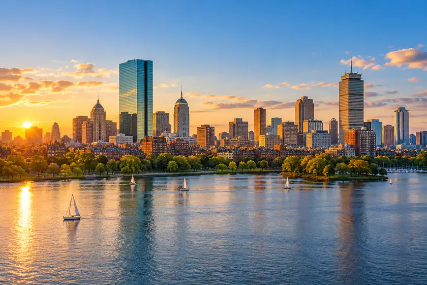 City view of Boston