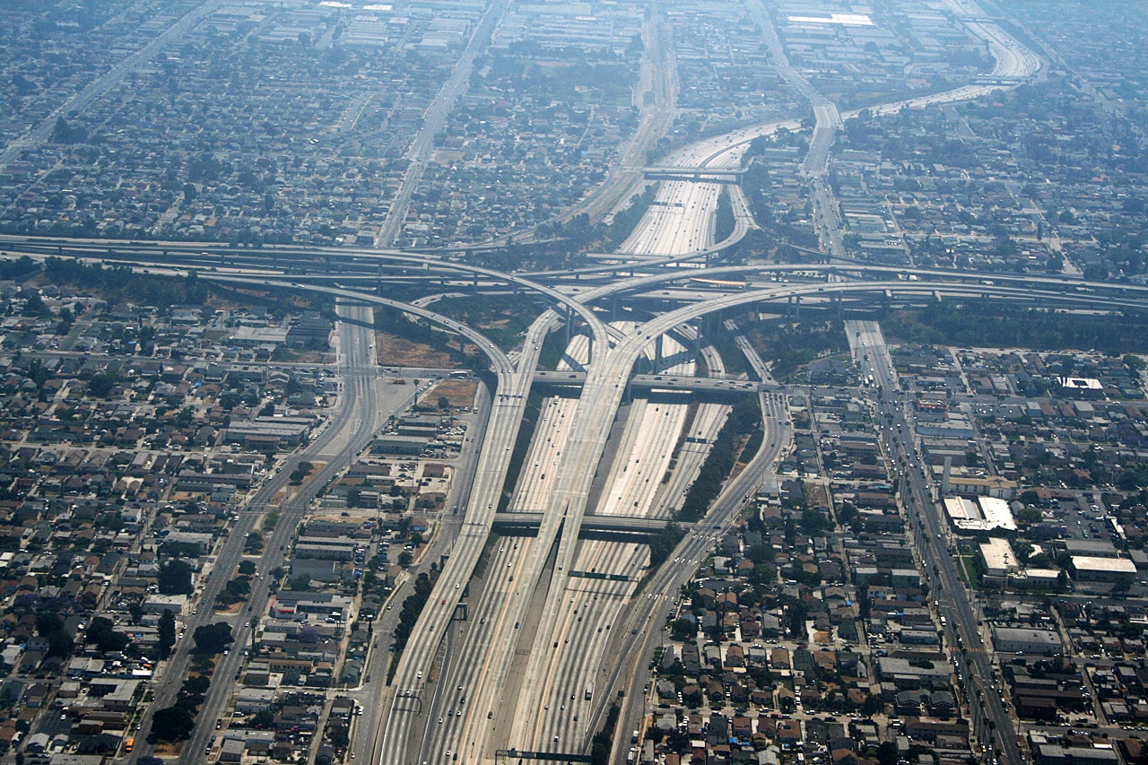 Los_Angeles Echangeur autoroute 110 105