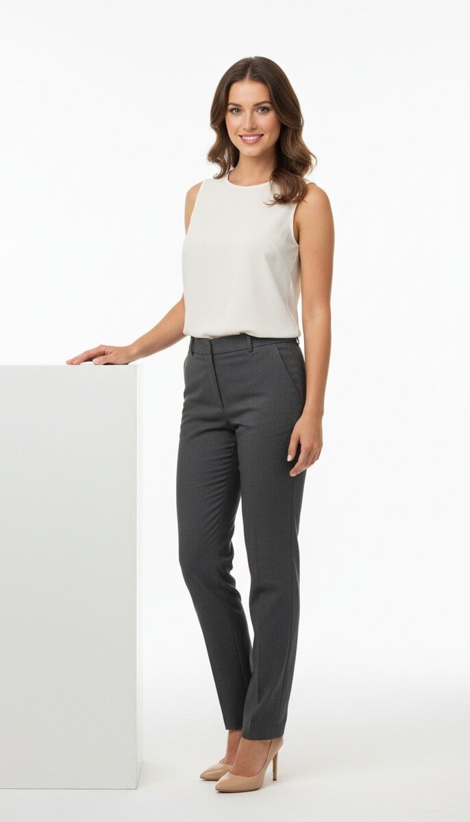 TSM Agency booth model in action at Chicago trade show