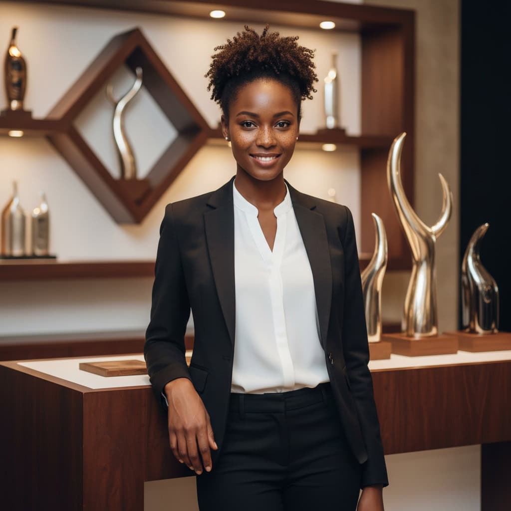 TSM Agency booth model portrait at Orlando trade show booth