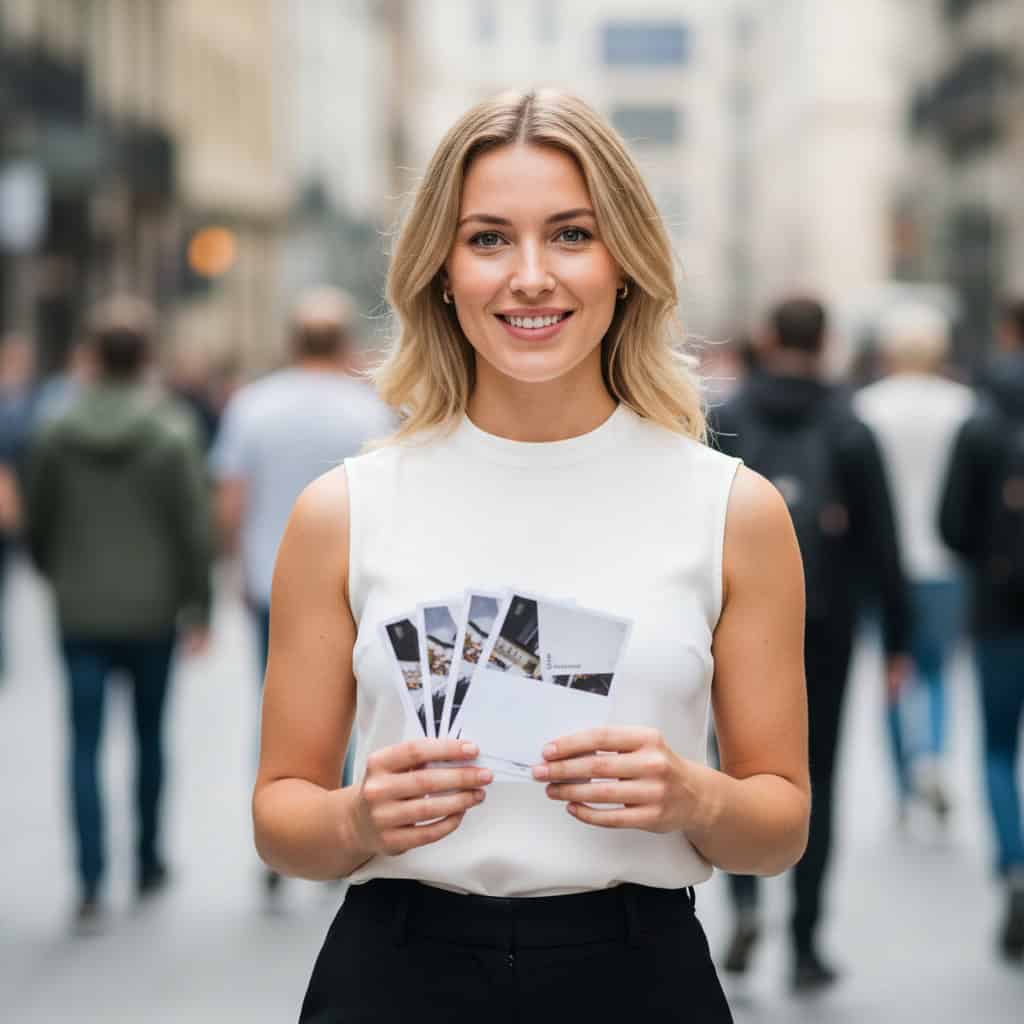TSM Agency brand ambassador portrait at Dallas trade show booth
