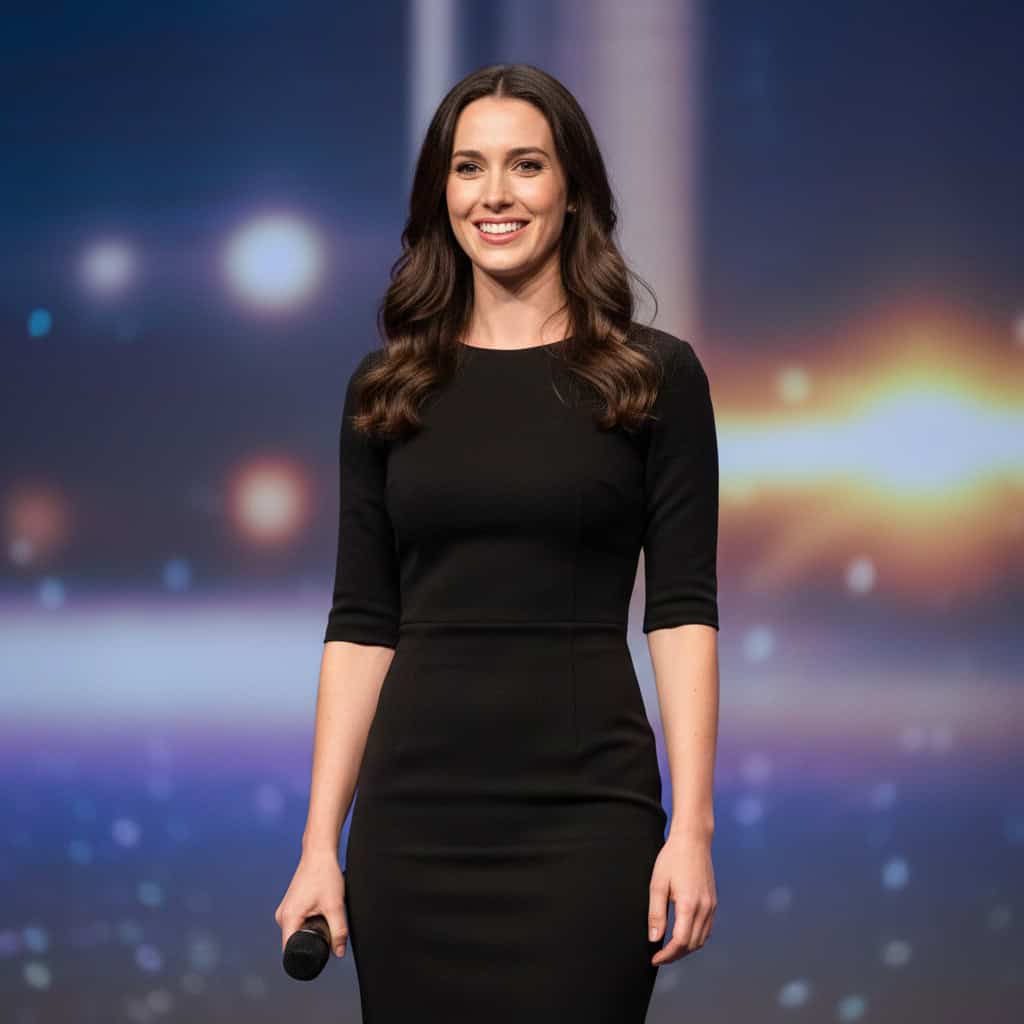 TSM Agency event host / presenter portrait at Denver trade show booth