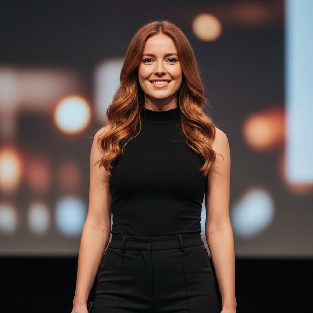 TSM Agency event host / presenter portrait at San Antonio trade show booth