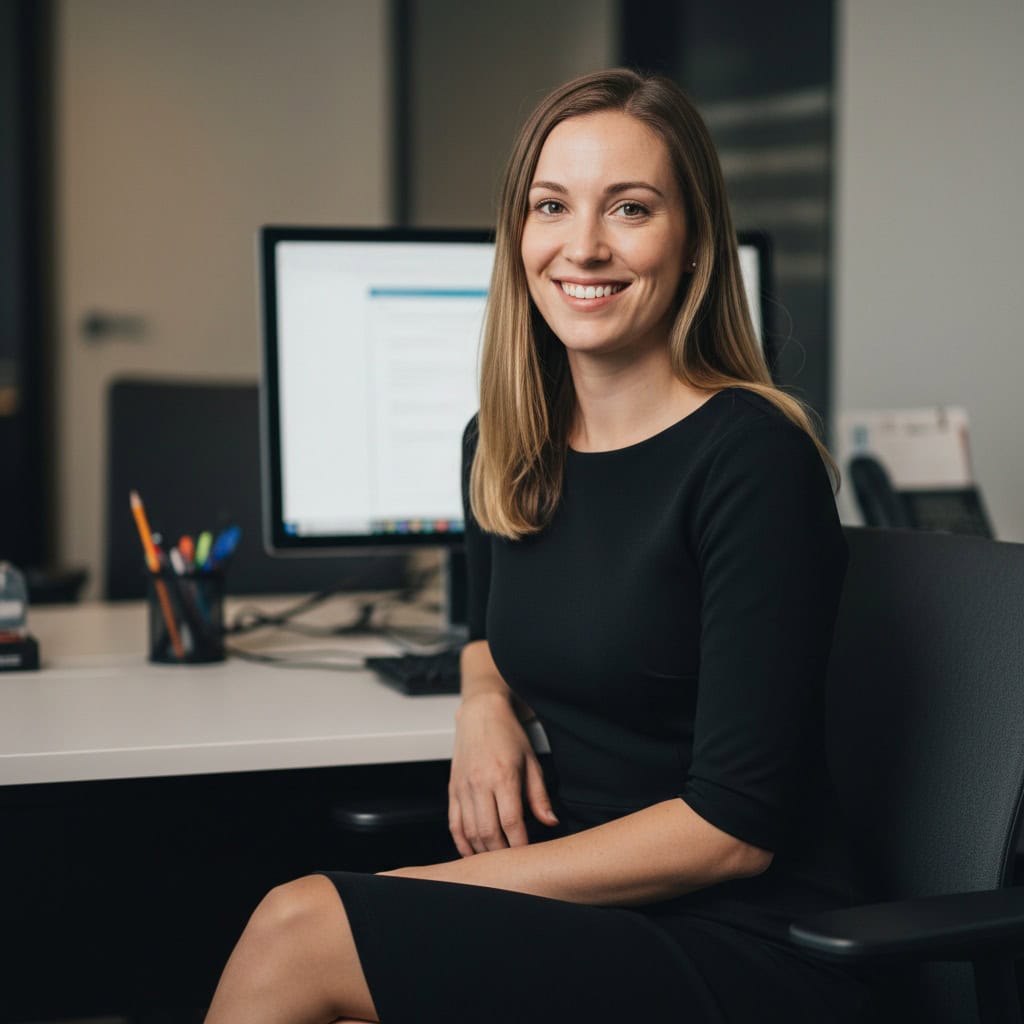 TSM Agency temporary office staff portrait at Las Vegas trade show booth