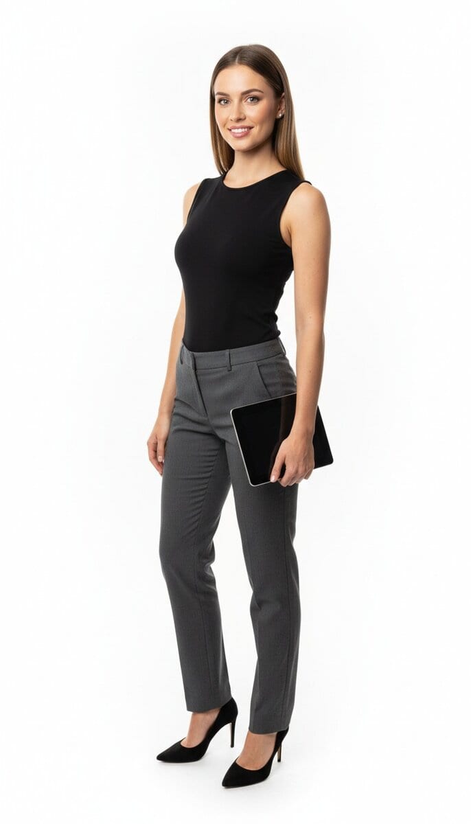 TSM Agency trade show model in action at Anaheim trade show