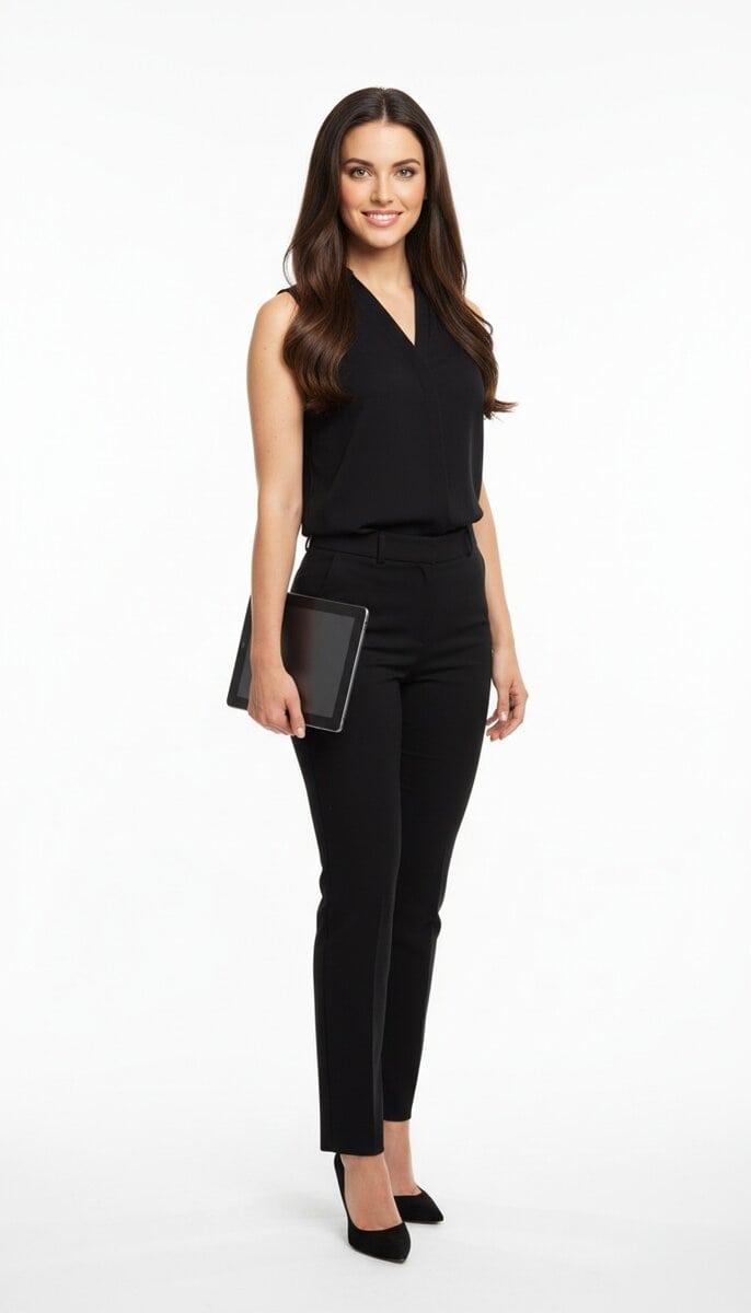 TSM Agency trade show model in action at Denver trade show