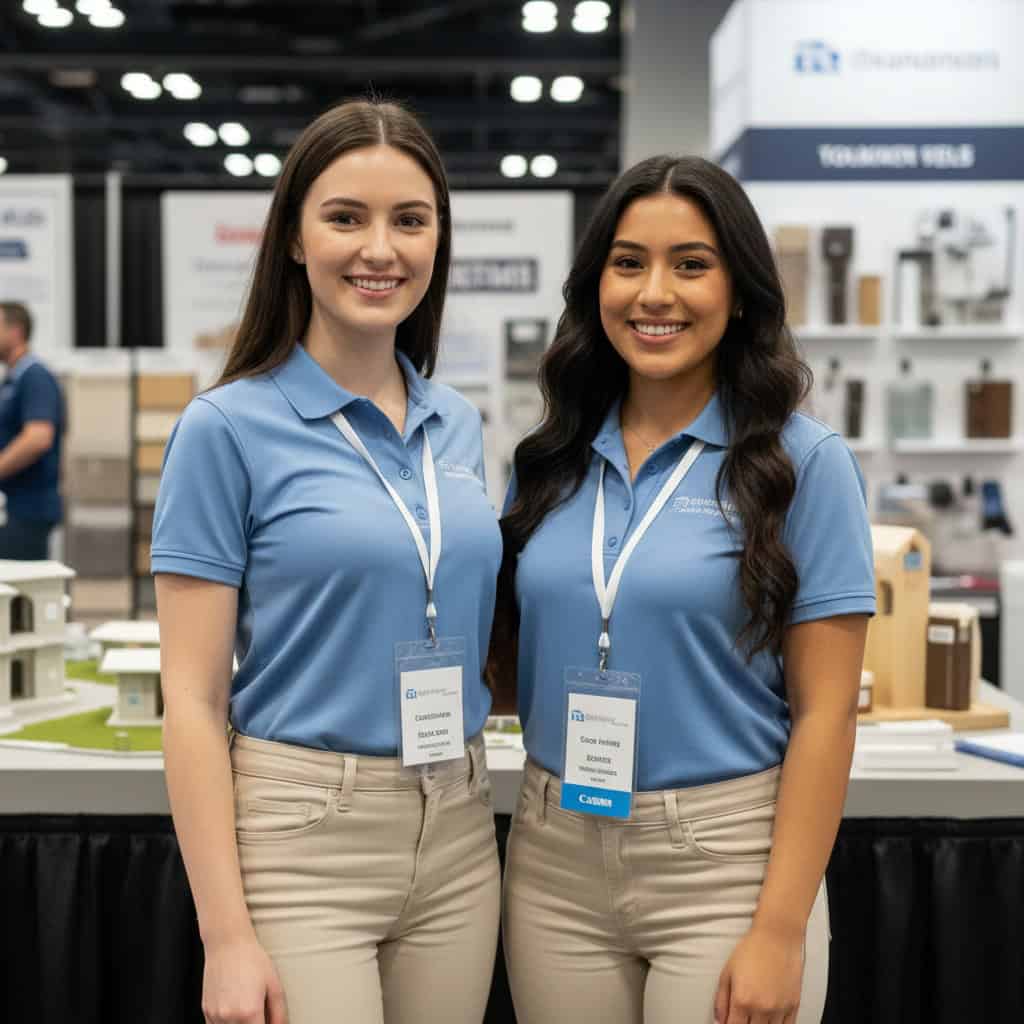 TSM Agency trade show model team at Chicago Build Expo