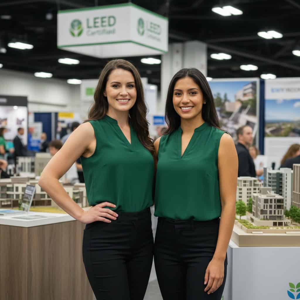 TSM Agency trade show model team at Greenbuild Conference & Expo
