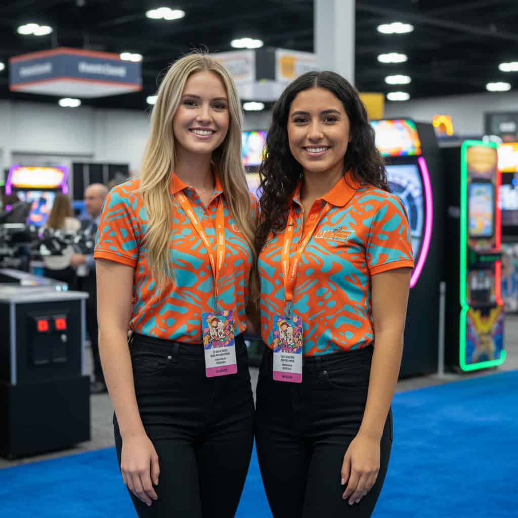 TSM Agency trade show model team at IAAPA Expo