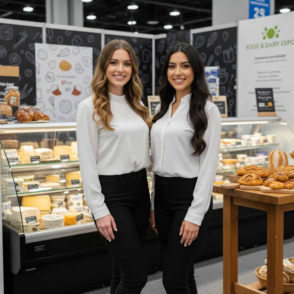 TSM Agency trade show model team at IDDBA Show