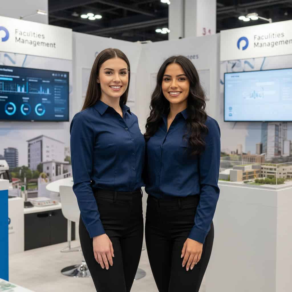 TSM Agency trade show model team at IFMA World Workplace