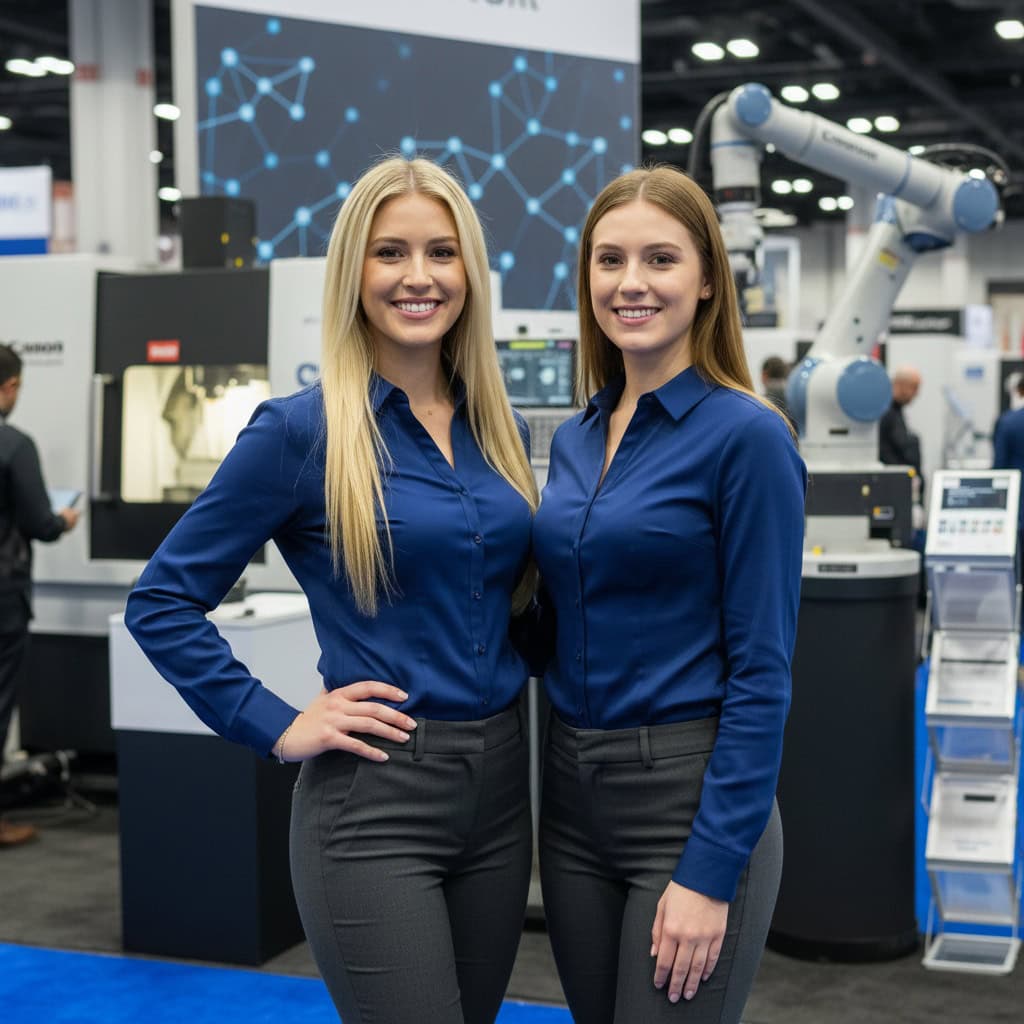 TSM Agency trade show model team at IMTS — International Manufacturing Technology Show