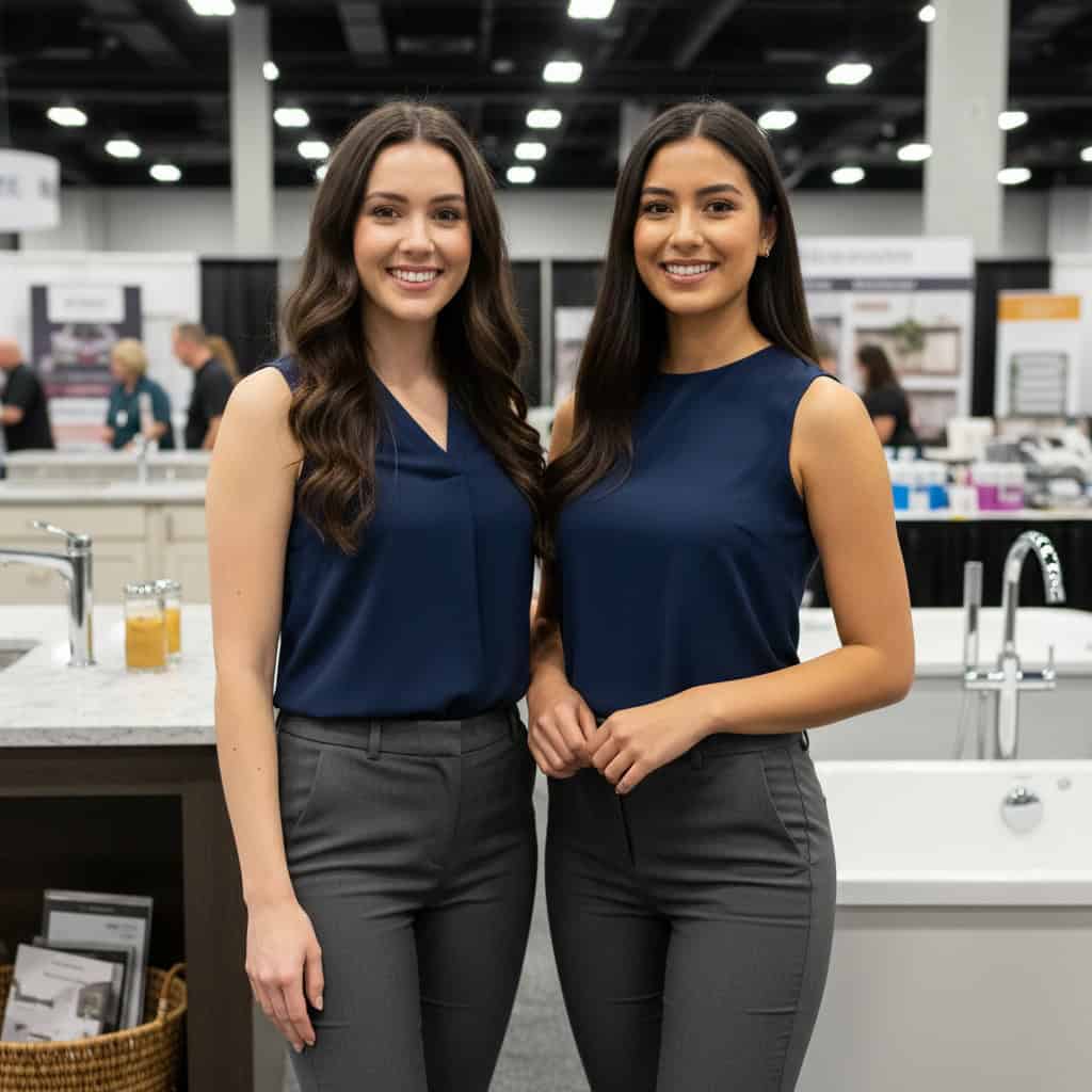 TSM Agency trade show model team at Indianapolis Home Show