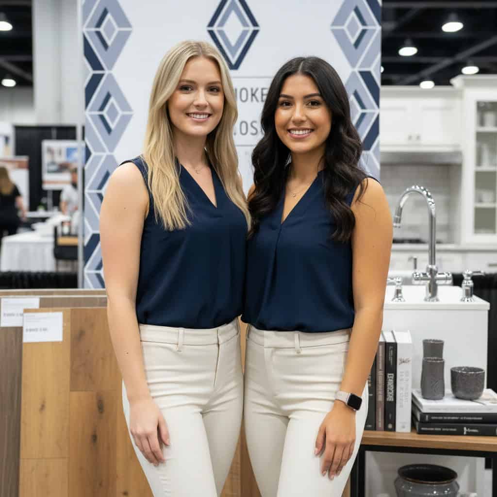 TSM Agency trade show model team at Kansas City Home Show