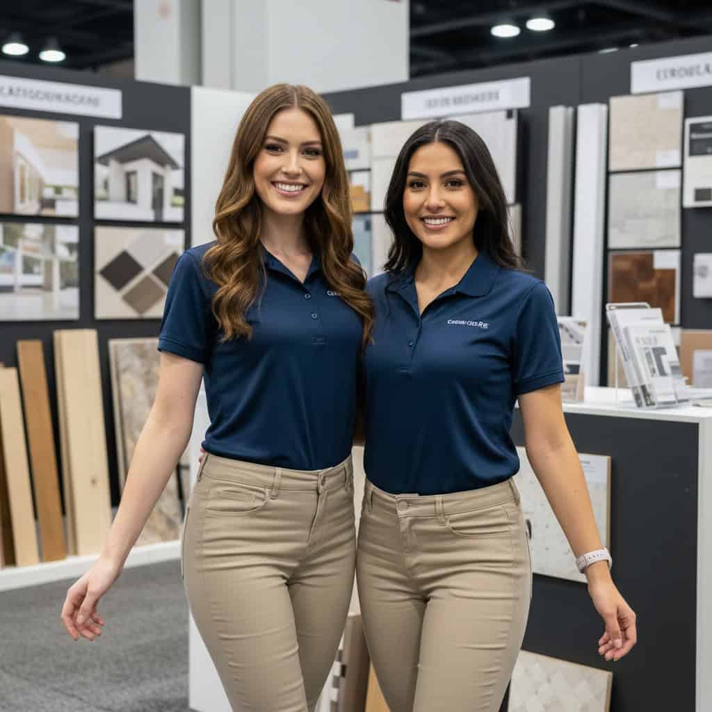 TSM Agency trade show model team at Los Angeles Build Expo