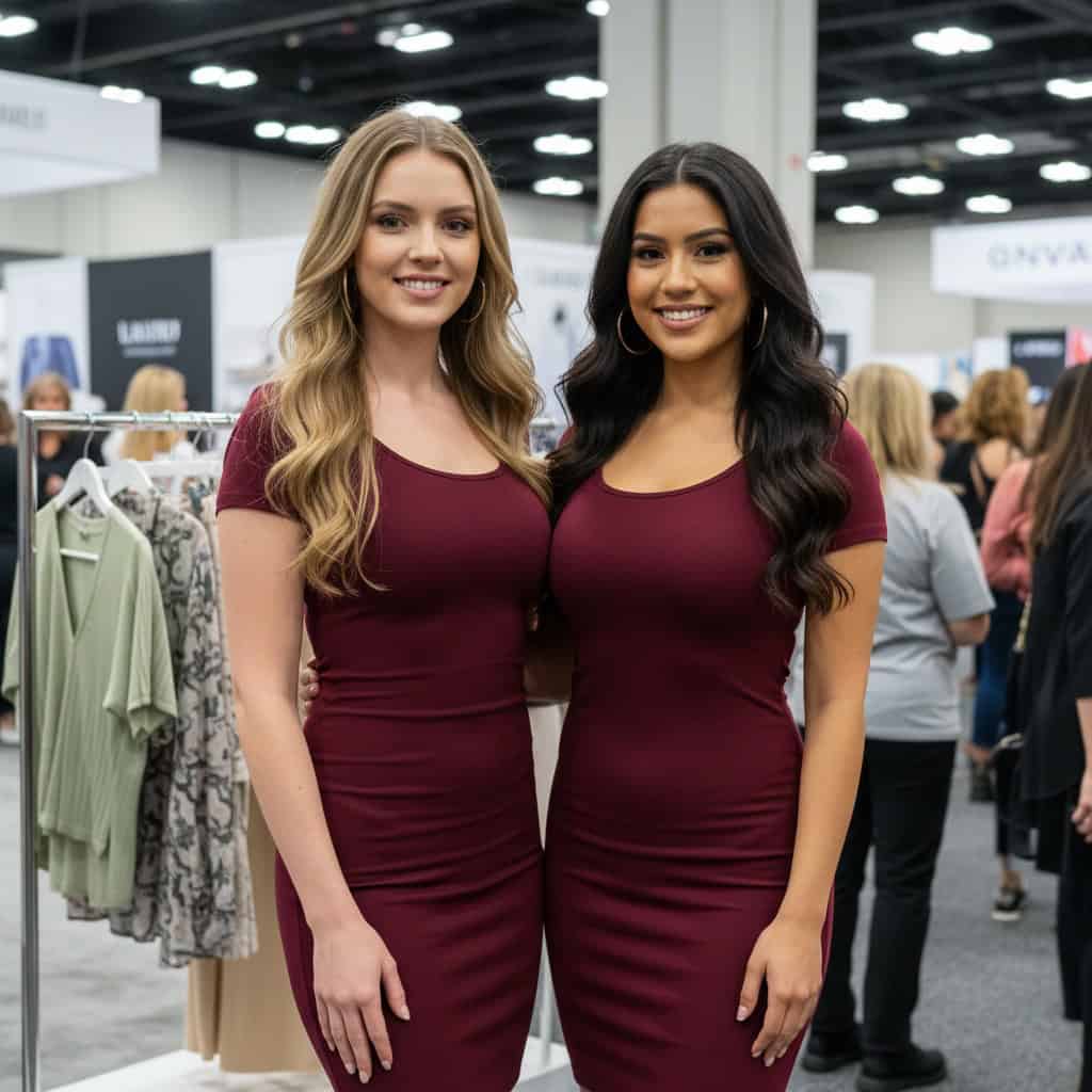 TSM Agency trade show model team at MAGIC Las Vegas (August)