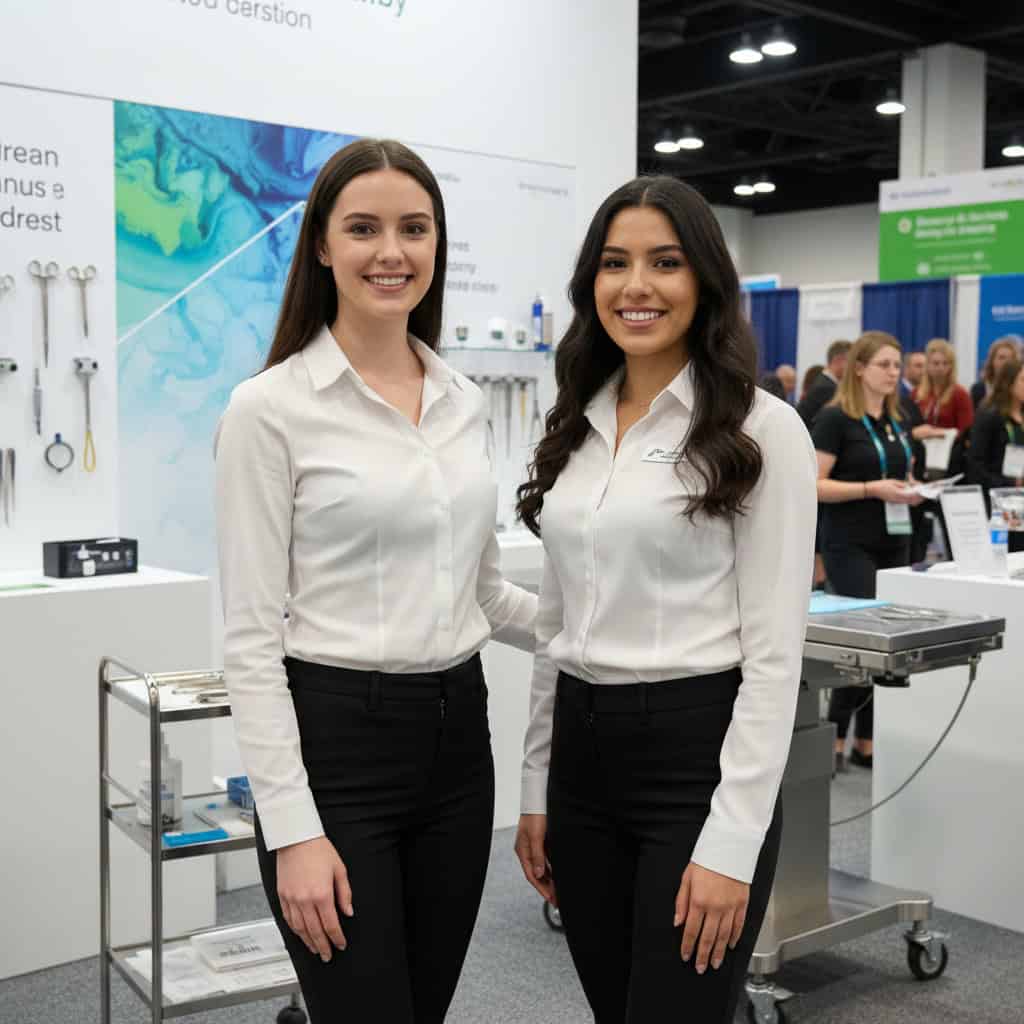 TSM Agency trade show model team at Midwest Veterinary Conference