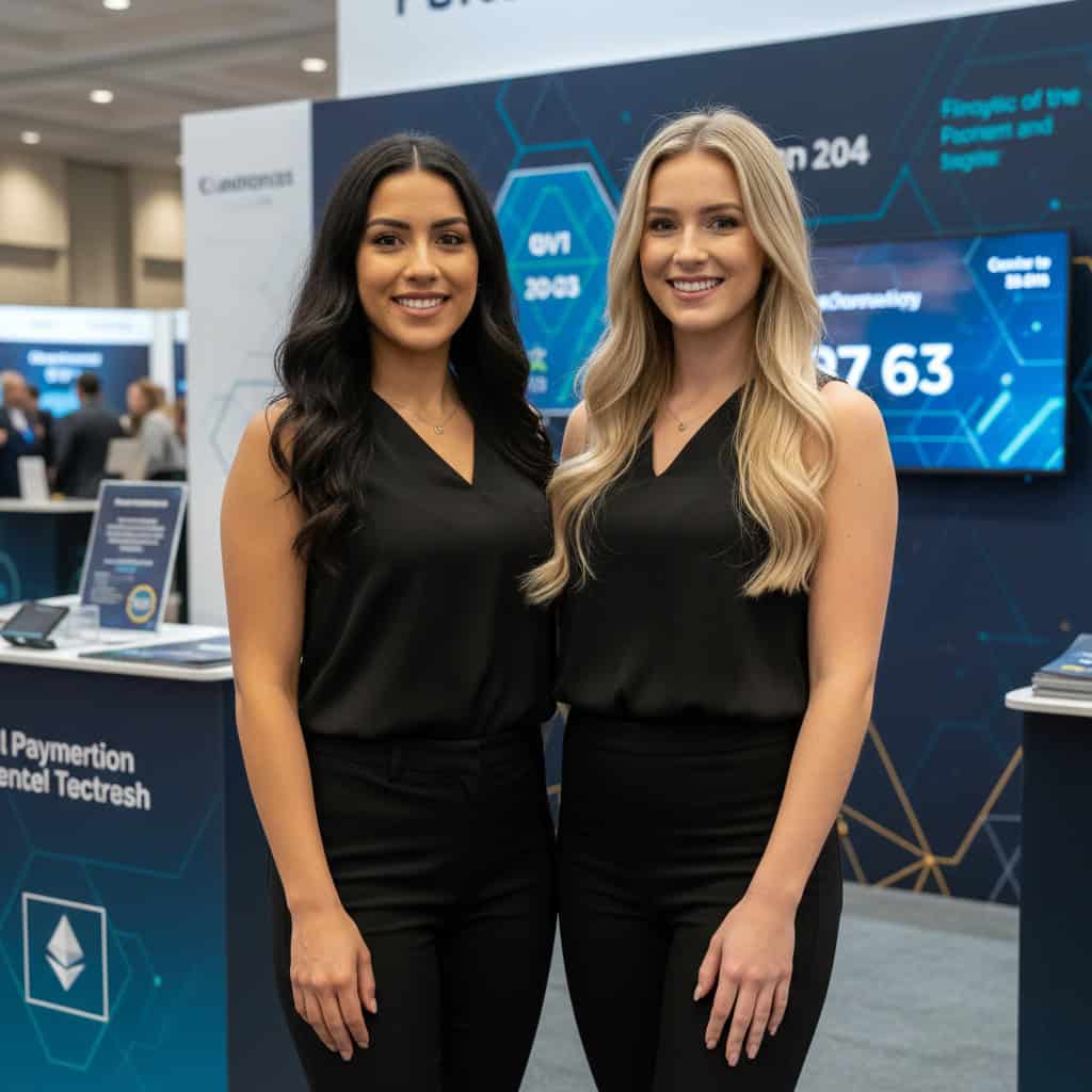 TSM Agency trade show model team at Money 20/20