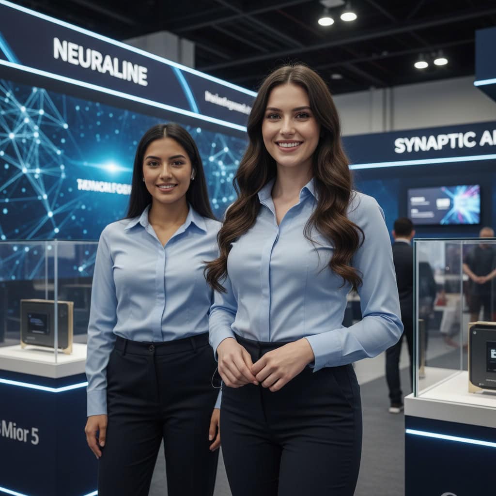 TSM Agency trade show model team at NeurIPS