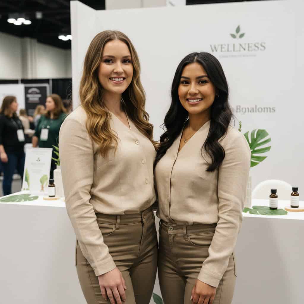 TSM Agency trade show model team at Newtopia Now