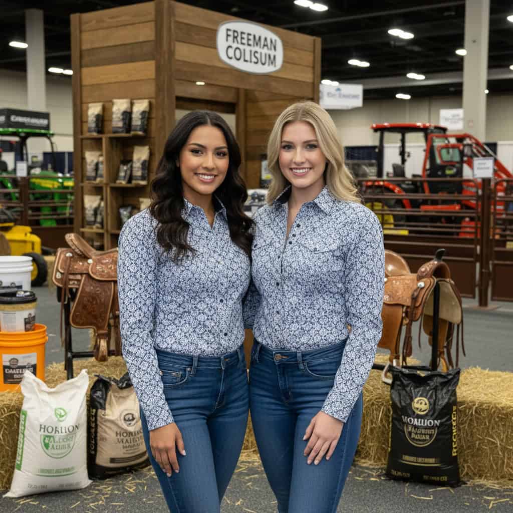 TSM Agency trade show model team at San Antonio Stock Show & Rodeo Trade Show
