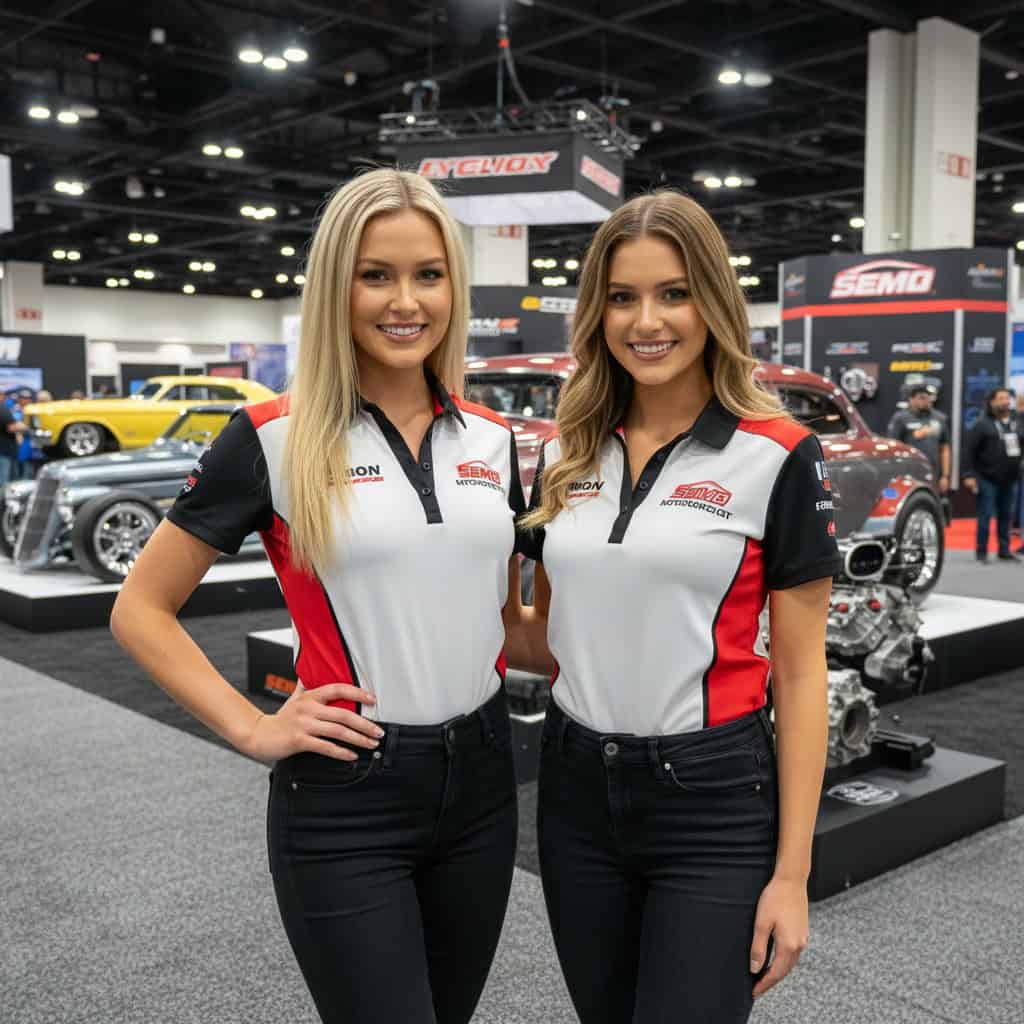 TSM Agency trade show model team at SEMA Show