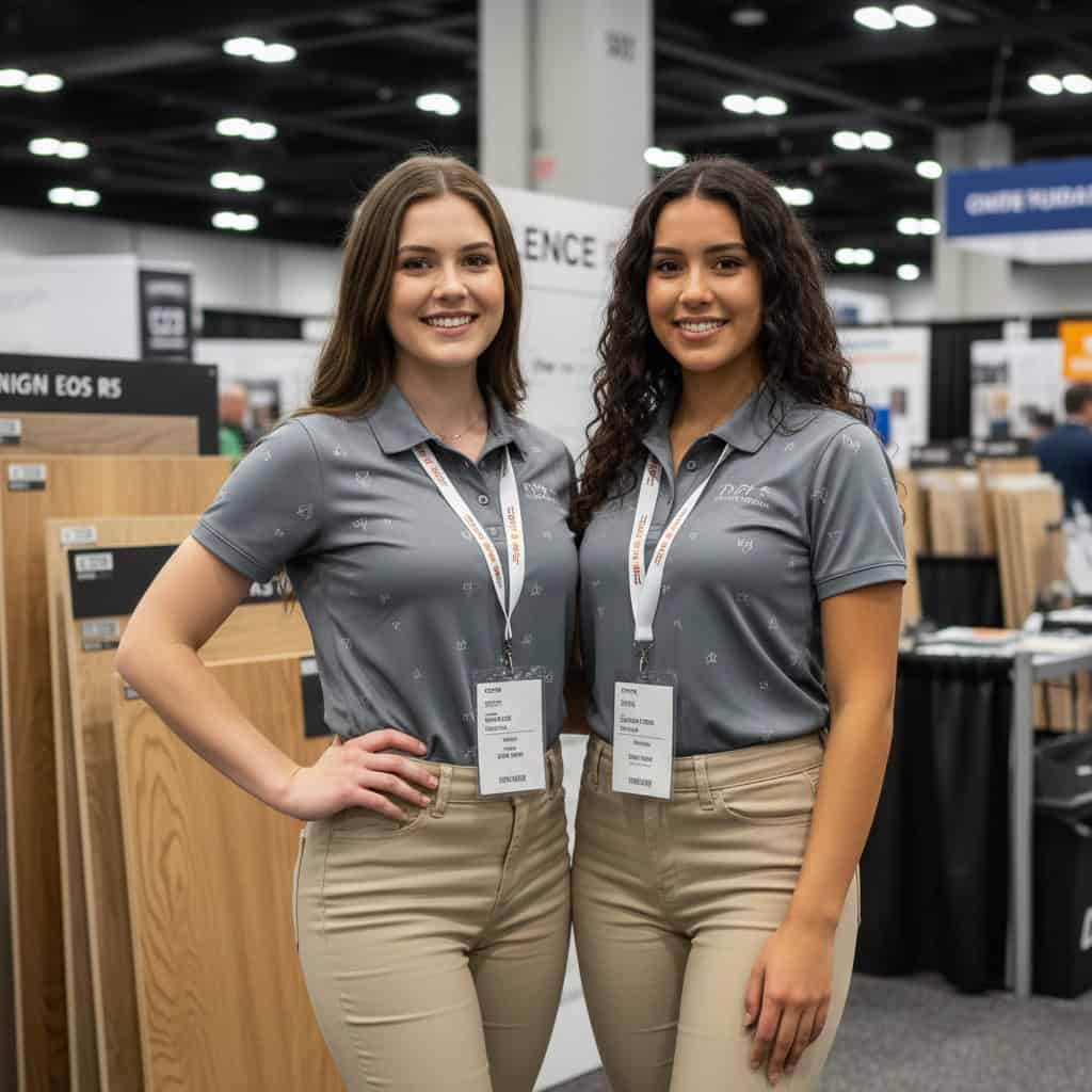 TSM Agency trade show model team at Sunbelt Builders Show