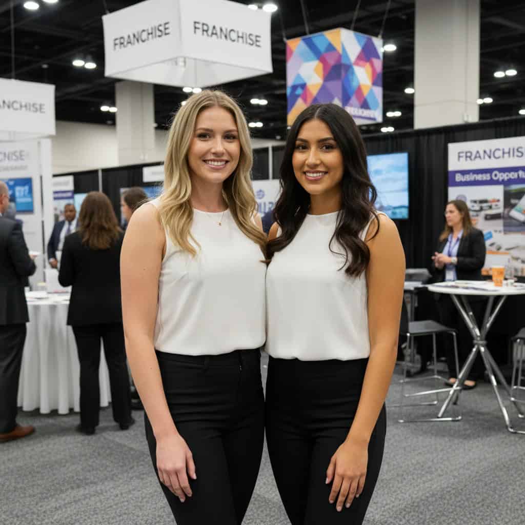 TSM Agency trade show model team at Tampa Franchise Show