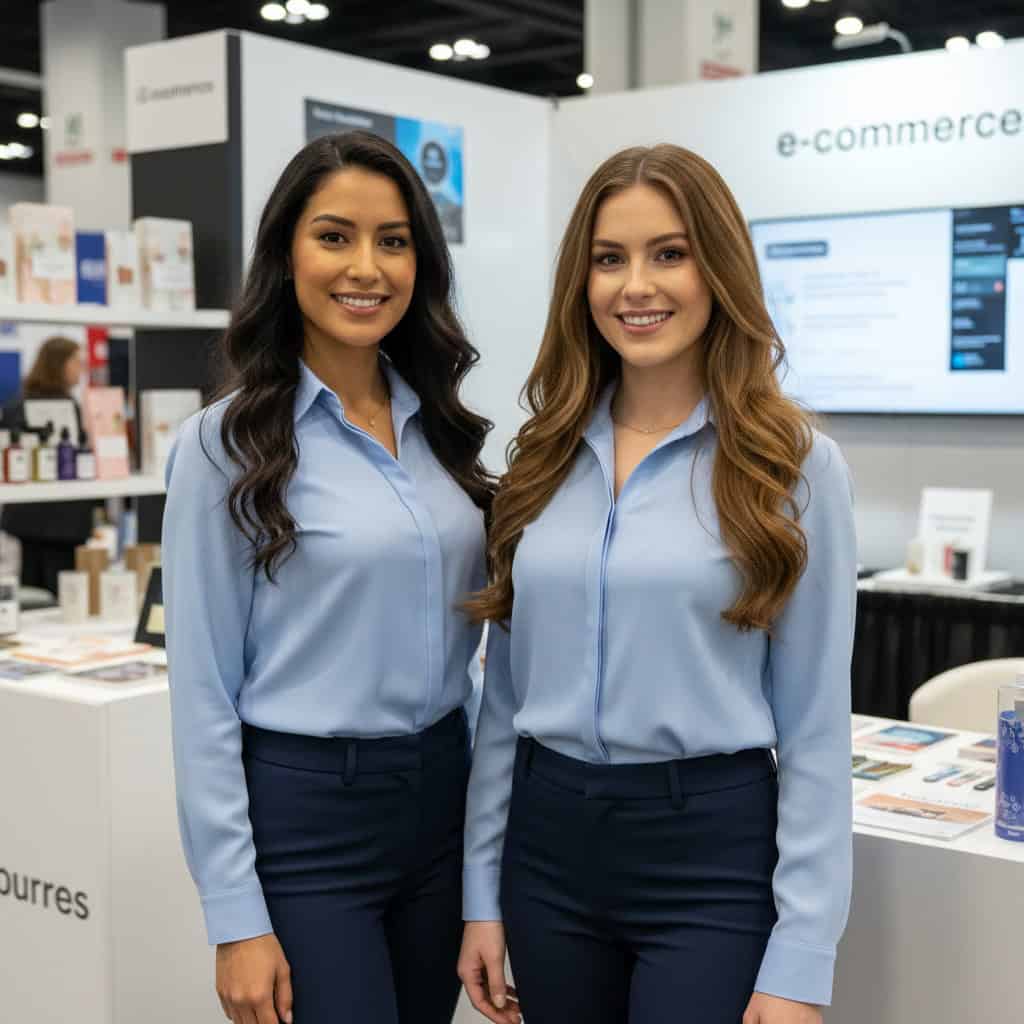 TSM Agency trade show model team at White Label World Expo